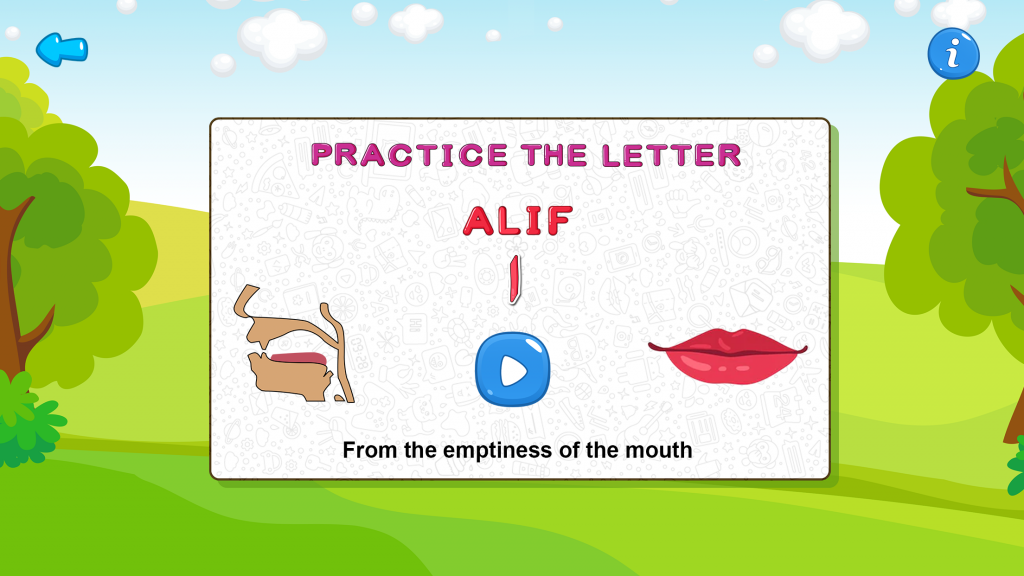 Practice Arabic Letters and Sounds